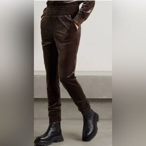 Commando smocked pull on Velvet Jogger. Small